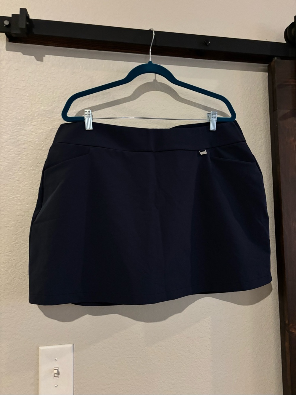 Greg Norman Collection Navy Golf Tennis Performance Skort XL